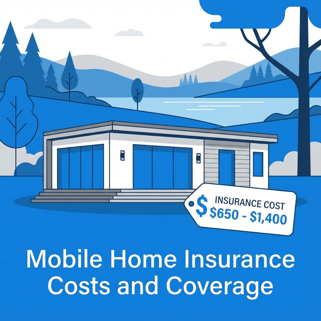 Manufactured home with price tag